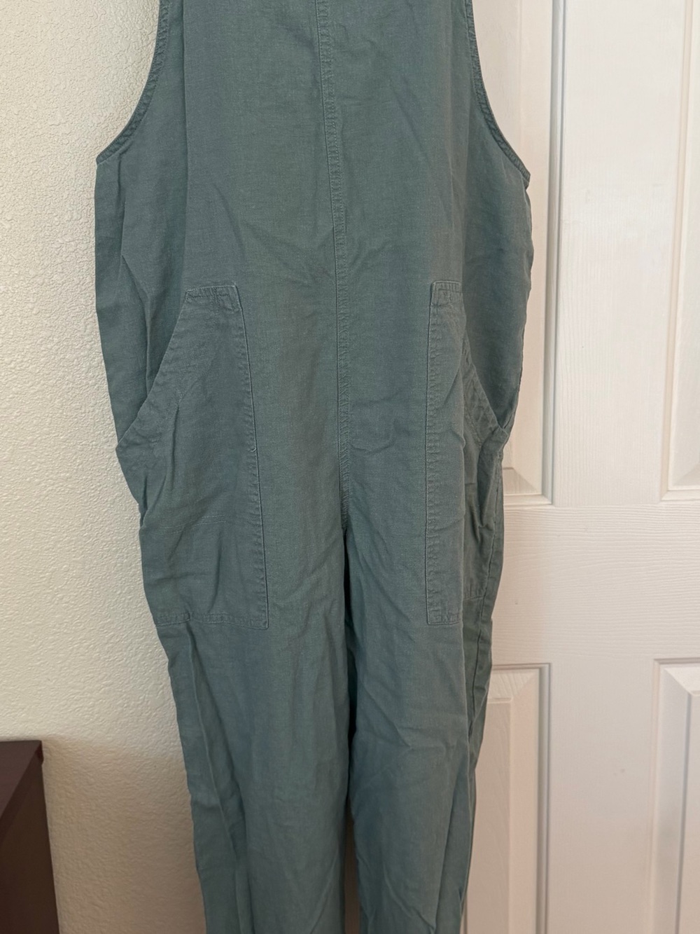 Universal Thread Sleeveless Utility Jumpsuit in Dusty Green